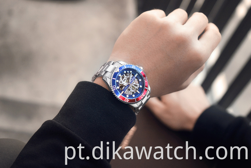 8805B CHENXI Self-Wind vestido masculino relógio masculino luxo marcas de relógios totalmente em aço inoxidável para homem